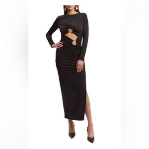 Neve Long Sleeve Maxi Dress by Bardot size 6